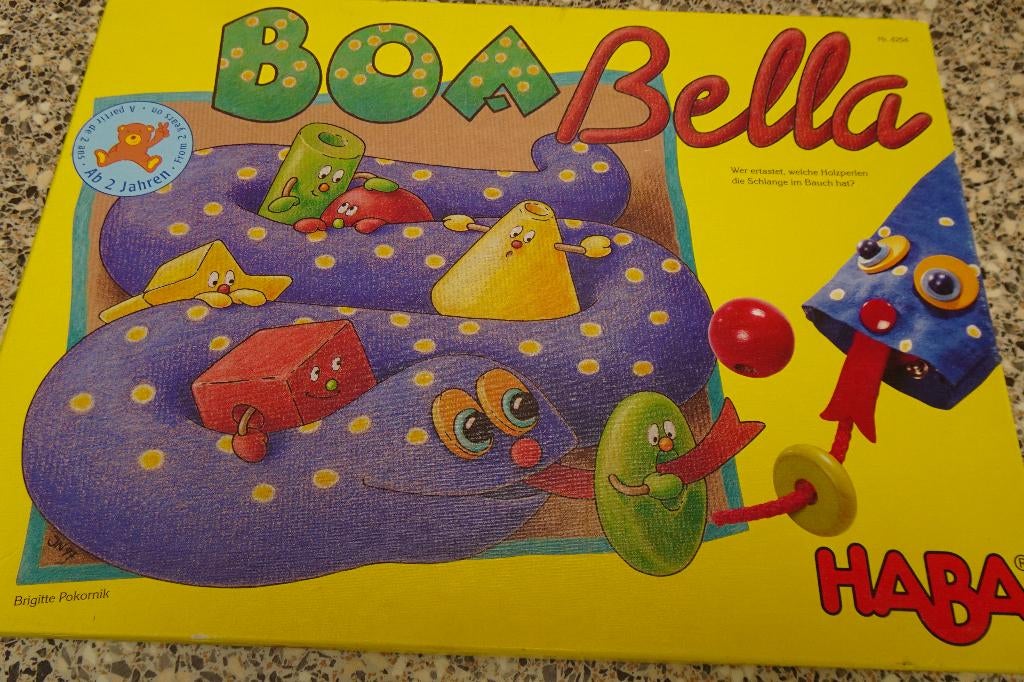 BOA Bella, Rijg- en tastspel kleuters HABA, Enlèvement, Comme neuf, Découverte