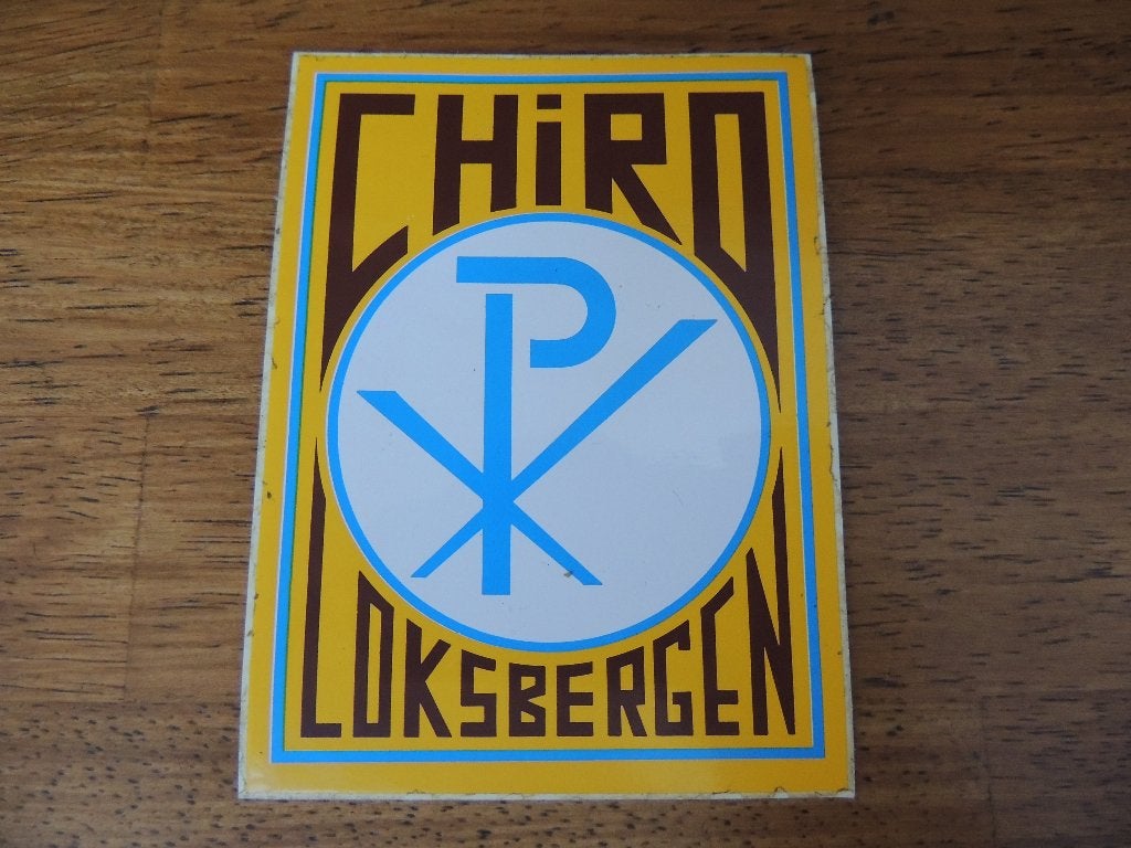 chiro Loksbergen sticker, Verzenden, Zo goed als nieuw, Overige typen