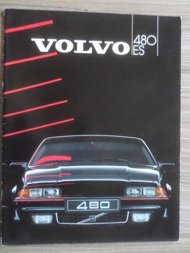Brochure de la Volvo 480 ES, Livres, Autos | Brochures & Magazines, Volvo, Enlèvement ou Envoi