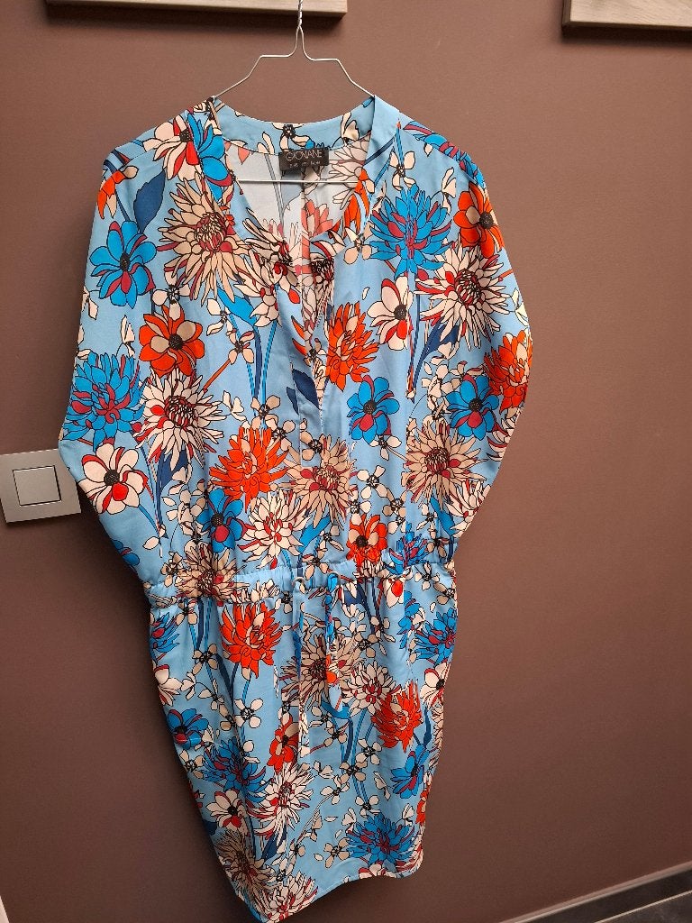 Prachtige jurk Giovane, Kleding | Dames, Meerkleurig, Maat 46/48 (XL) of groter, Ophalen of Verzenden, Zo goed als nieuw