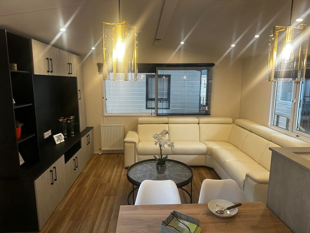 STOCK NIEUWE MODERNE LUXUEUSE HARMONY 1100x400/2, Caravans en Kamperen, Stacaravans, Tot en met 4