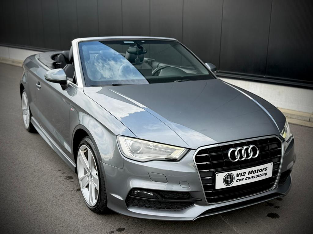 AUDI A3 1.4 TSFI S-LINE CABRIOLET, Cuir, Argent ou Gris, Achat, Entreprise