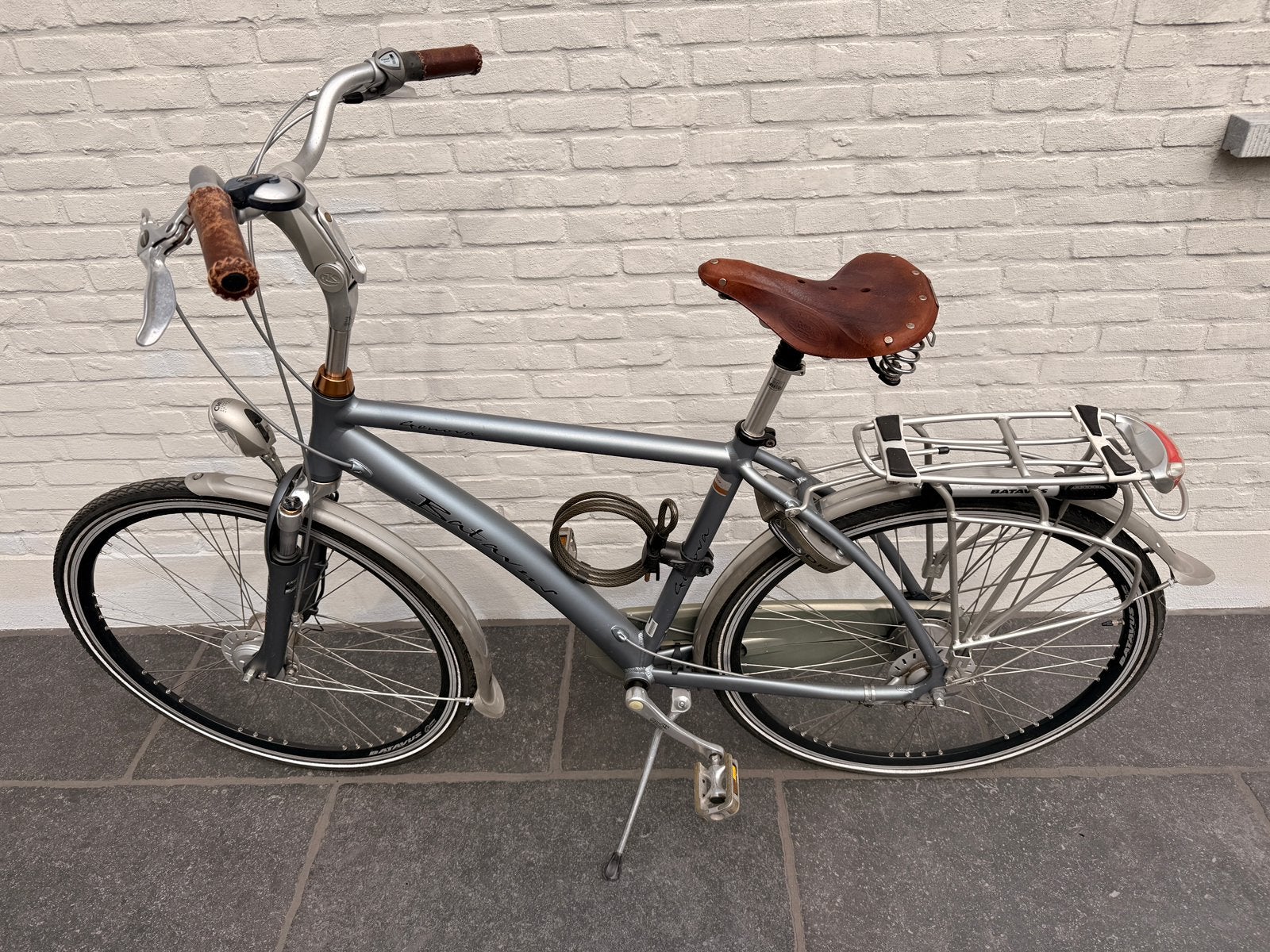 Herenfiets Baravus, Fietsen en Brommers, Fietsen | Heren | Herenfietsen, Ophalen, Gebruikt, Batavus
