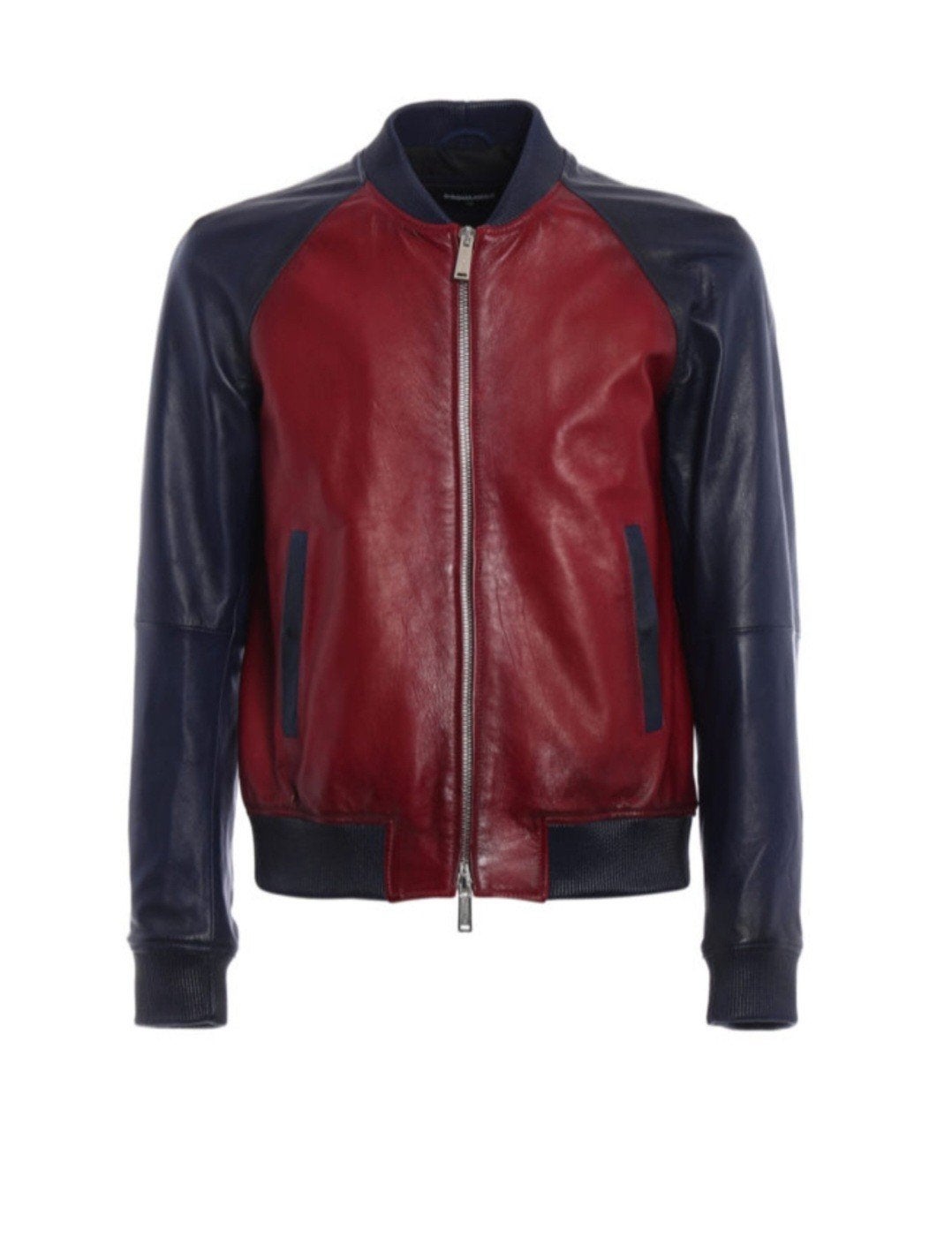 DSQUARED2 – Exclusieve luxe leren bomberjas – Maat 50 – Zo g, Kleding | Heren, Ophalen of Verzenden, Maat 48/50 (M)