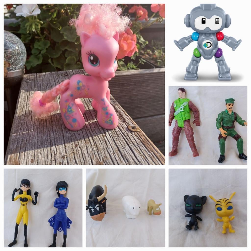 Ensemble de figurines articulées. Certains sont vintage et d, Enlèvement ou Envoi