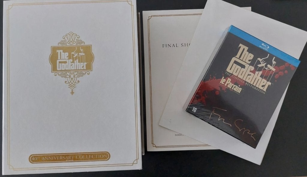 The Godfather - Trilogy - editie 40-j blu ray, Cd's en Dvd's, Ophalen of Verzenden, Zo goed als nieuw, Blu-ray, Boxset
