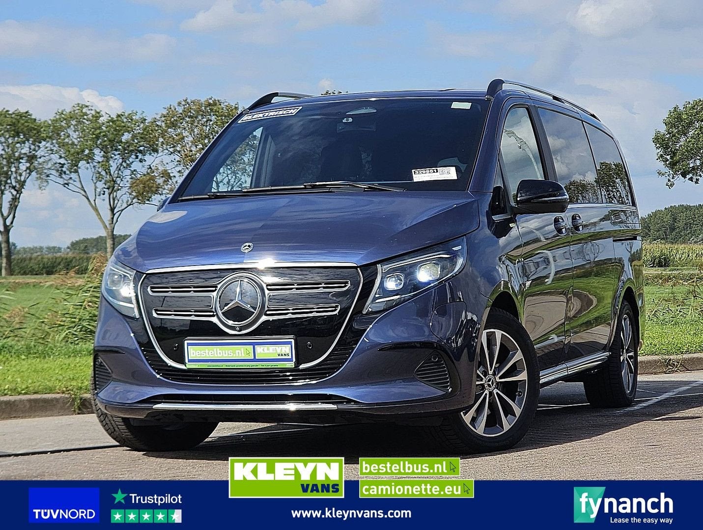 Mercedes-Benz EQV 300 wltp 364 kms, Auto's, Automaat, Cruise Control, Blauw, Mercedes-Benz