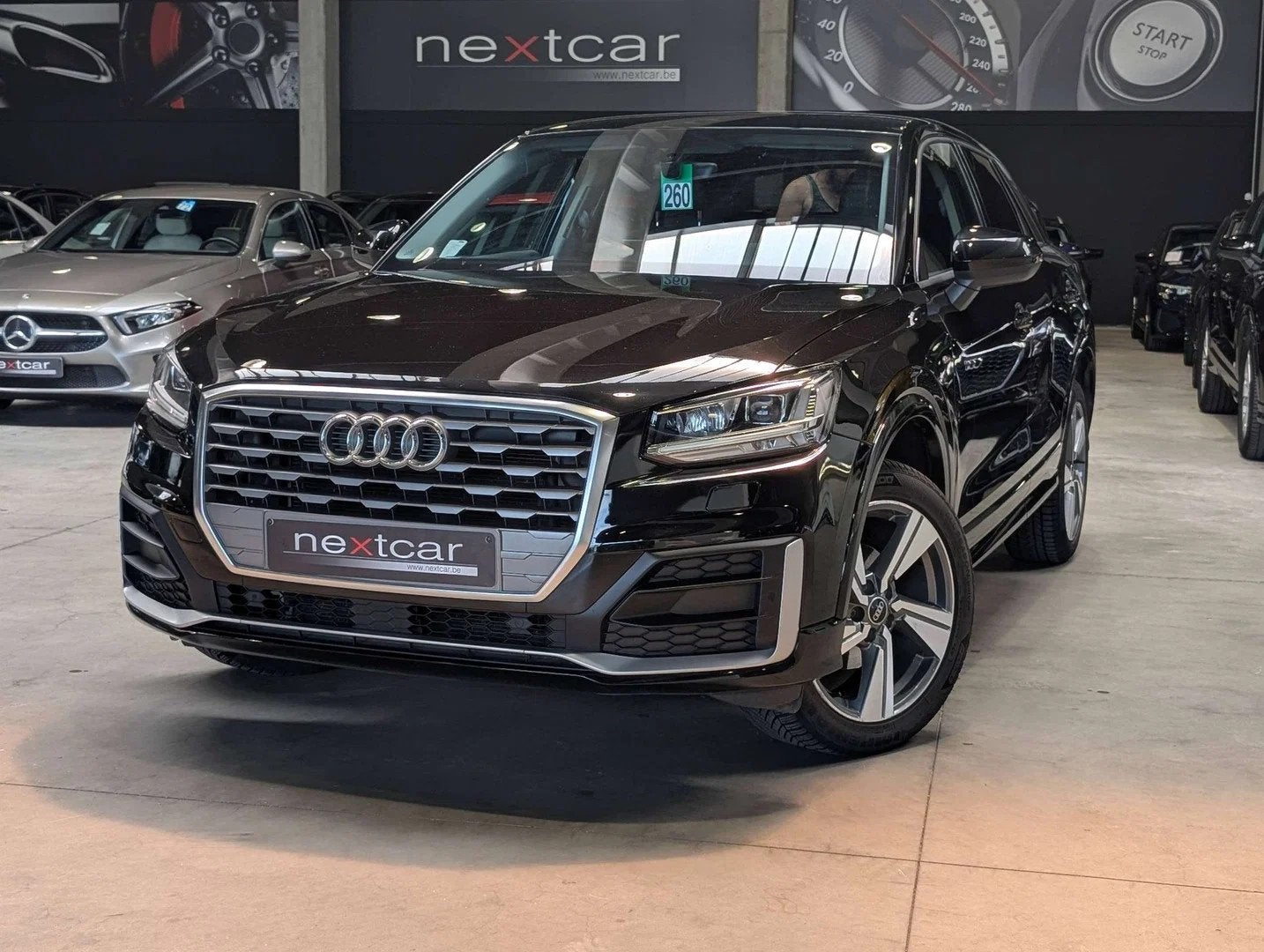 Audi Q2 30TDi SLine *FULL LED-CUIR-NAVI-18-HAYON ELECT*, Diesel, Automatique, Audi, 1598 cm³
