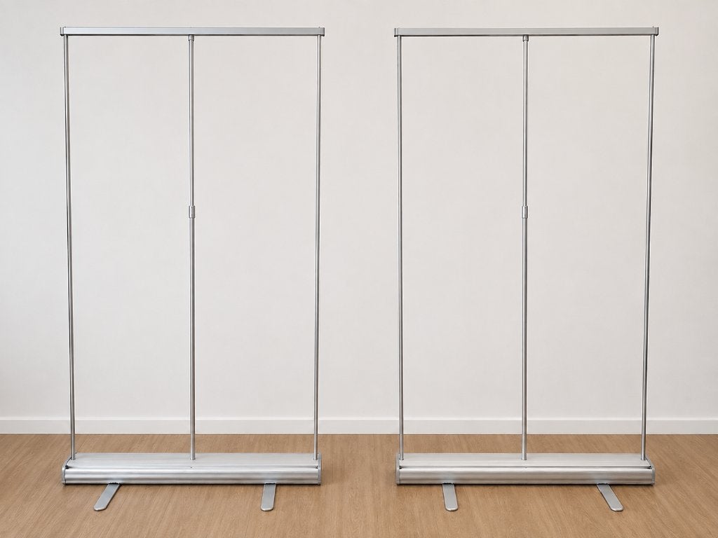 Aluminium Roll-up Banner standaard (zonder doek) 85x205cm, Verzamelen, Ophalen of Verzenden, Zo goed als nieuw, Reclamebord