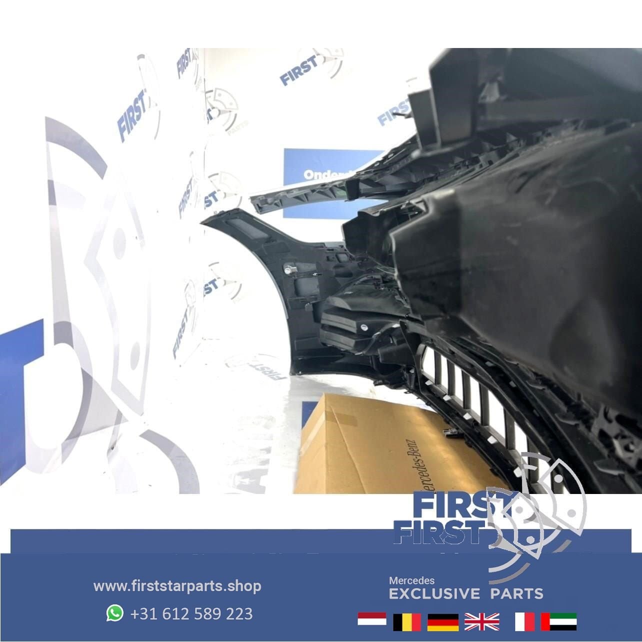 X290 W290 GT 43 53 4 DOORS COUPÉ AMG VOORBUMPER WIT COMPLEET, Utilisé, -, Avant, -