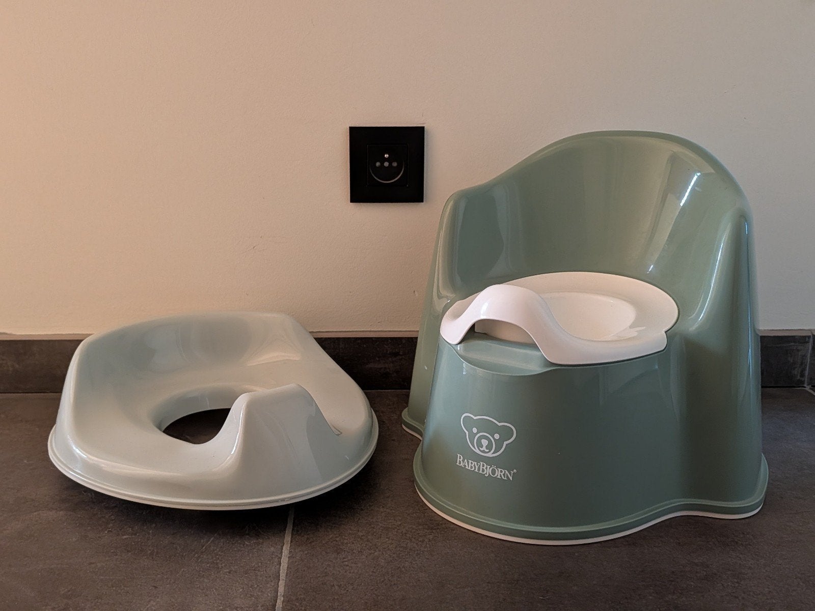 WC bril verkleiner en Babybjörn potje, Kinderen en Baby's, Ophalen of Verzenden, Gebruikt
