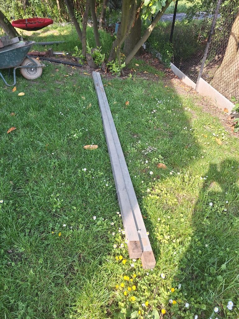 2 x metsprofiel / metsersprofiel 4 meter, Ophalen, Gebruikt