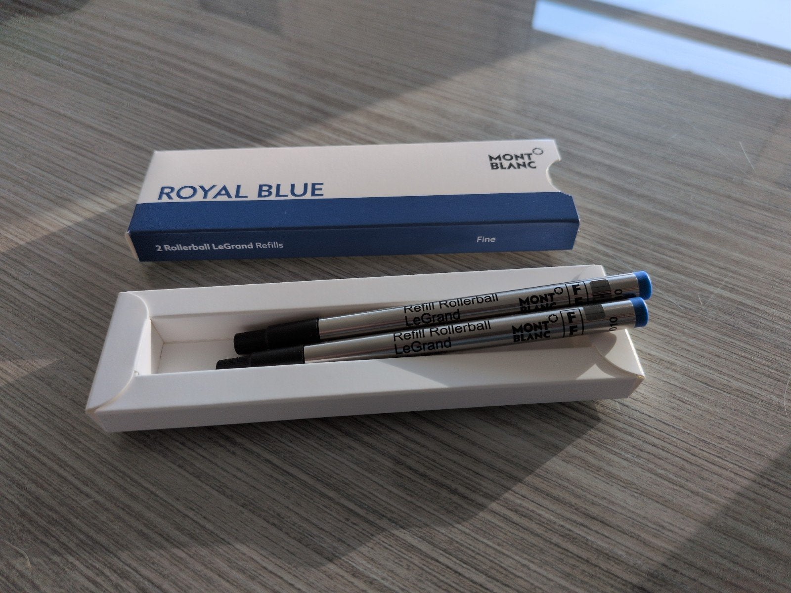Mont Blanc Rollerball LeGrand Refills, Ophalen, Balpen, Nieuw, Met doosje