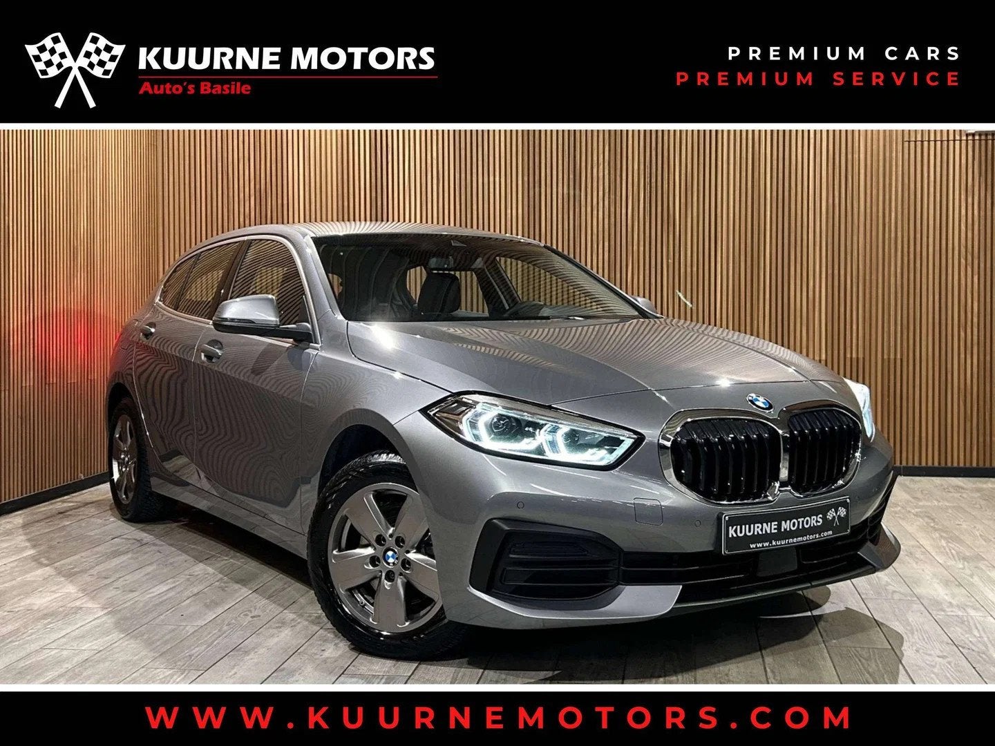 BMW 1 Serie 116 i Alu16"/Led/Leder/Dab/Cruise/Carplay *1j ga, Skiluik, 1940 kg, 1 Reeks, Gebruikt