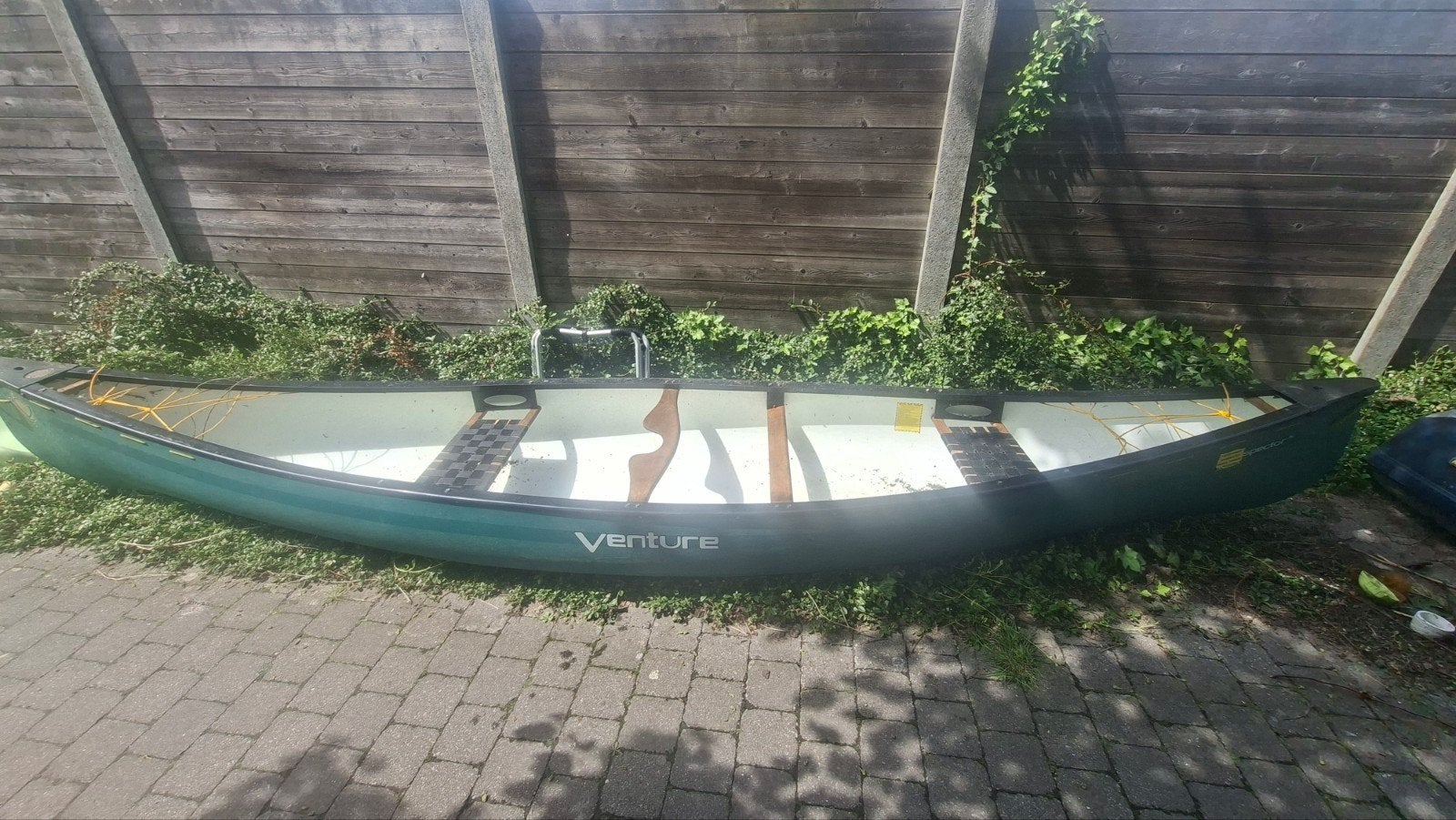 Kano Venture Prospector 15 + toebehoren, Watersport en Boten, Kano's, Ophalen, Gebruikt, Met peddels, Twee personen
