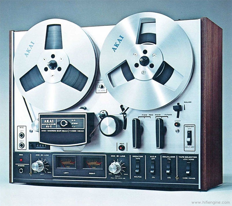AKAI 4000 DS BANDRECORDER WERKEND, Audio, Tv en Foto, Ophalen of Verzenden, Bandrecorder