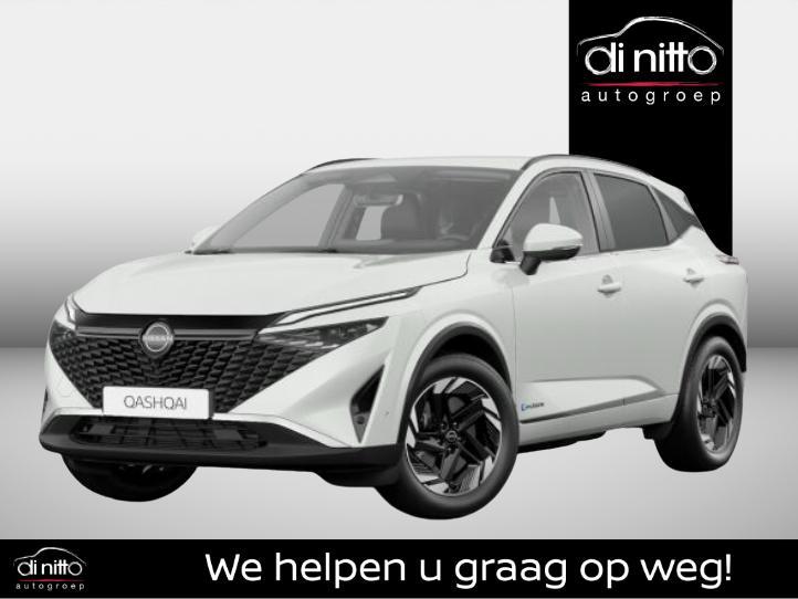 Nissan Qashqai e-POWER N-Design, Auto's, 118 g/km, Stof, Wit, Automatische klimaatregeling
