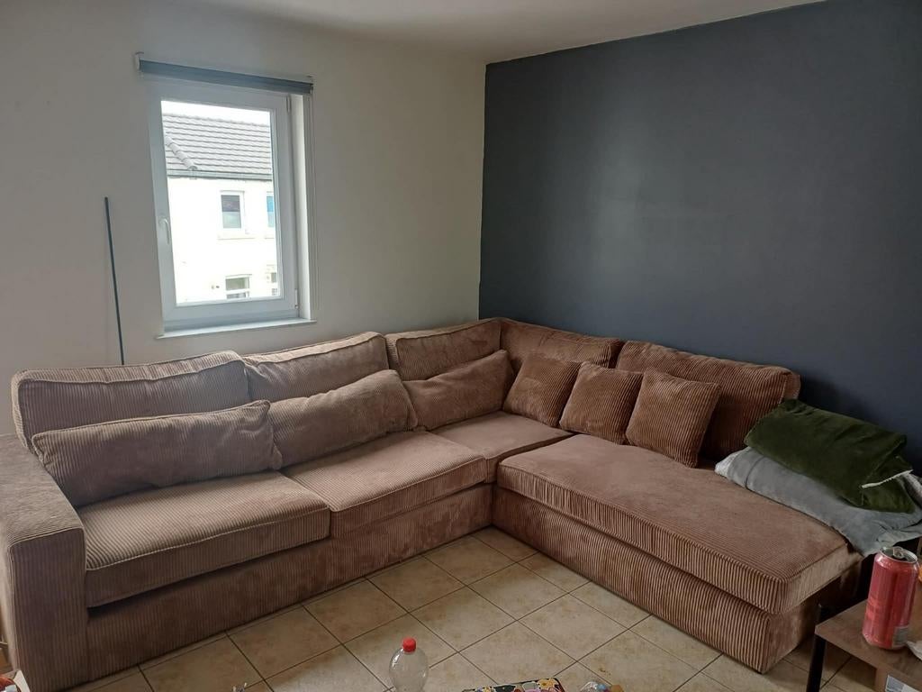 Grote zetel, kussens inbegrepen, Ophalen