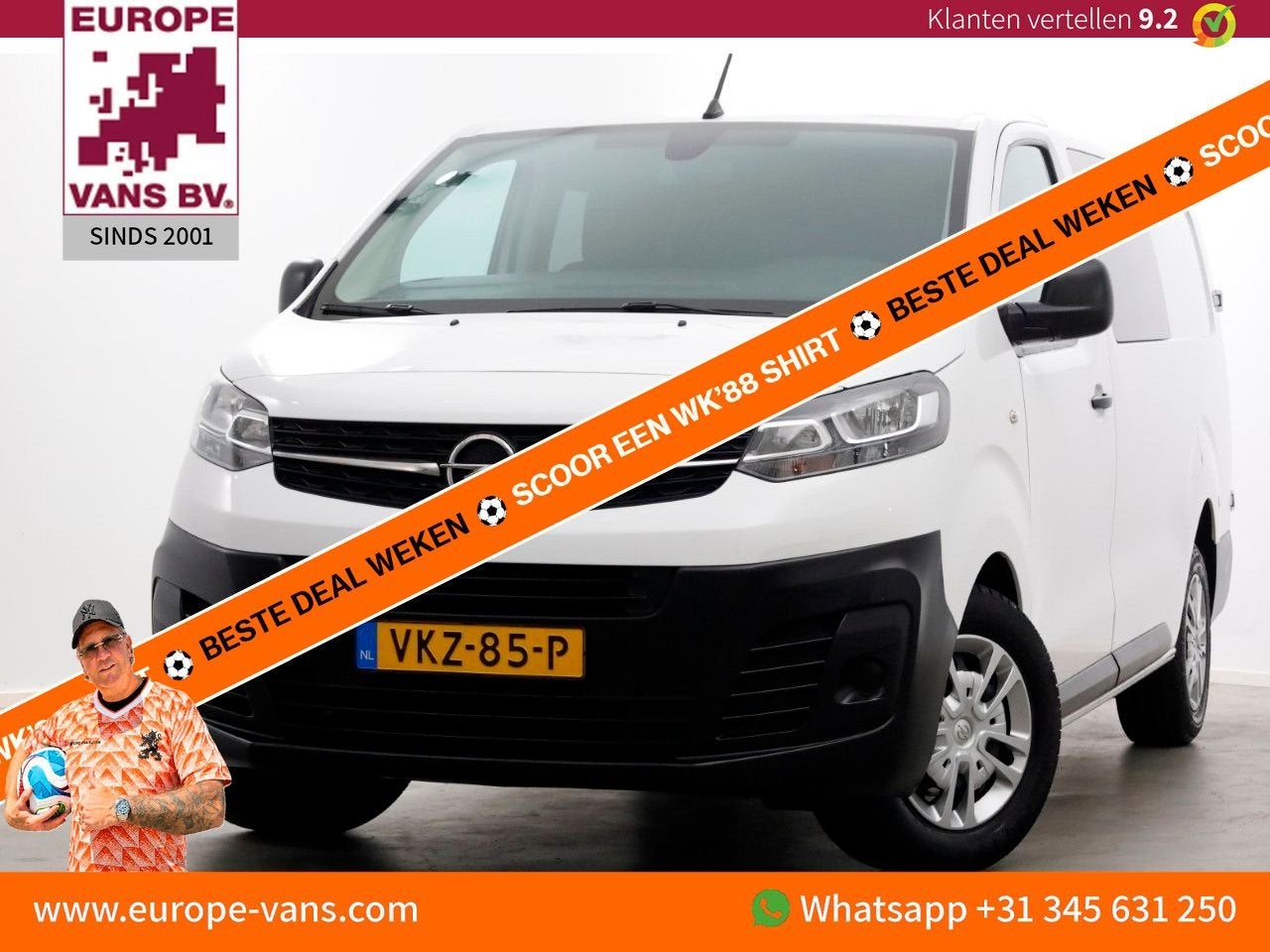 Opel Vivaro 2.0 CDTI 122pk Lang D.C. Edition Airco 07-2021, Auto's, Bestelwagens en Lichte vracht, Parkeersensor, Wit, Bedrijf