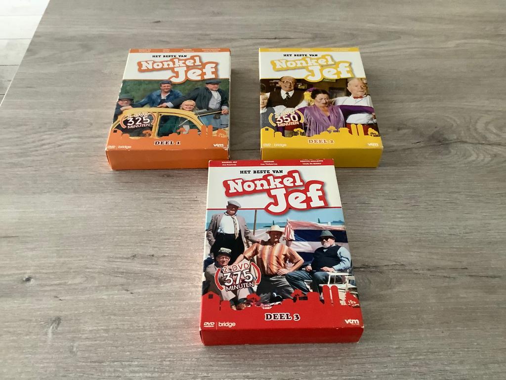Nonkel Jef verschillende DVD boxen (2010), Cd's en Dvd's, Alle leeftijden, Boxset, Ophalen of Verzenden, Zo goed als nieuw