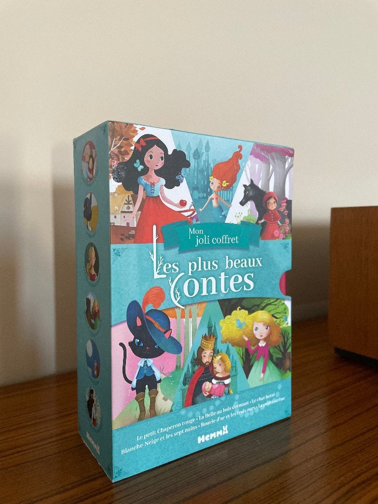 Boekenbox met 6 Franse sprookjes, Ophalen, Sybile, Zo goed als nieuw, Sprookjes