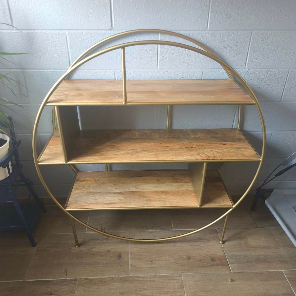 Etagère métal bois exotique massif Maison du Monde, Maison & Meubles, Enlèvement