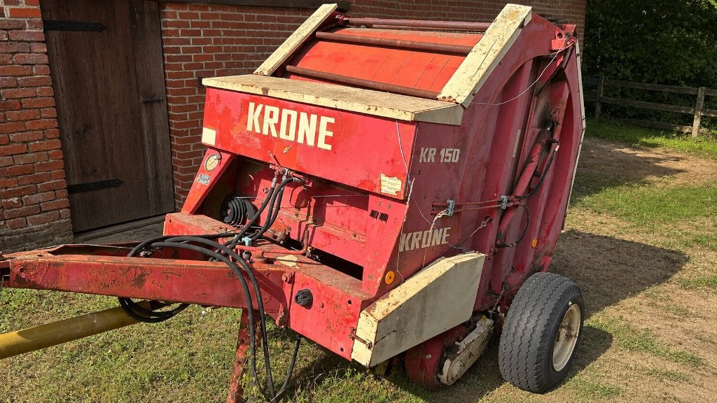 Ronde balenpers Krone KR 150 — compleet — te repareren, Ophalen, Akkerbouw, Weidebouw