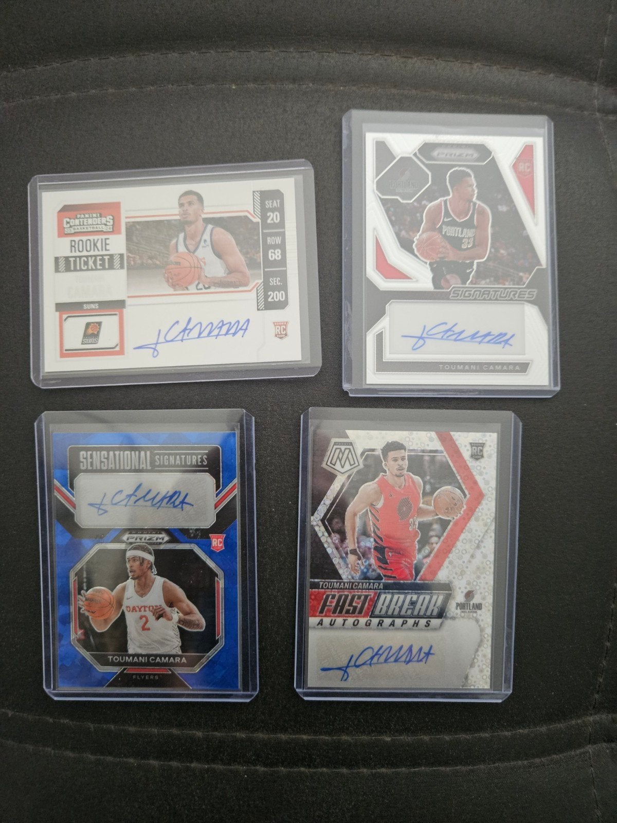 4 gehandtekende Nba cards Belg CAMARA, Ophalen of Verzenden, Nieuw, Overige typen