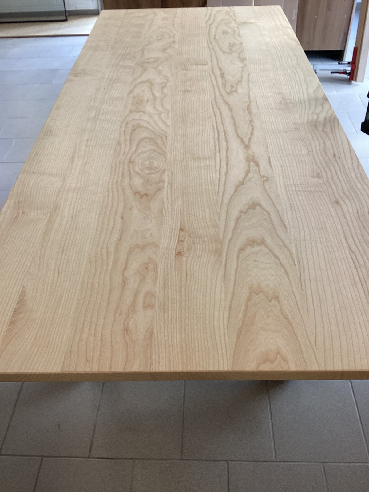 Tablette pour table en frêne massif traité. Nouvelle., Enlèvement ou Envoi, Comme neuf