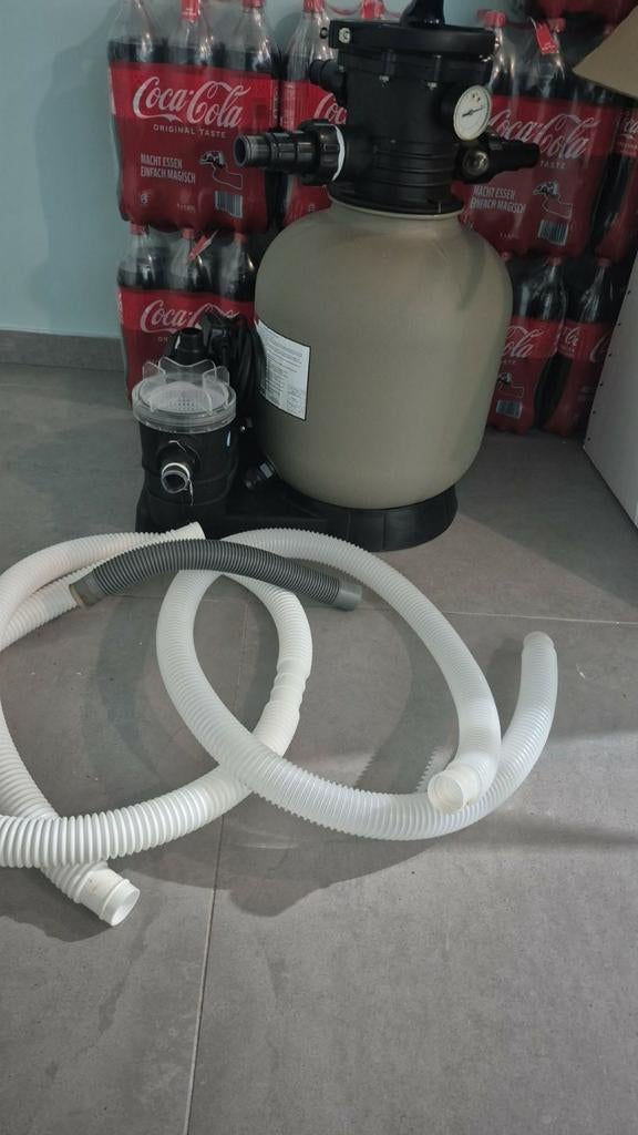 Zandfilter met pomp voor zwembad, Ophalen
