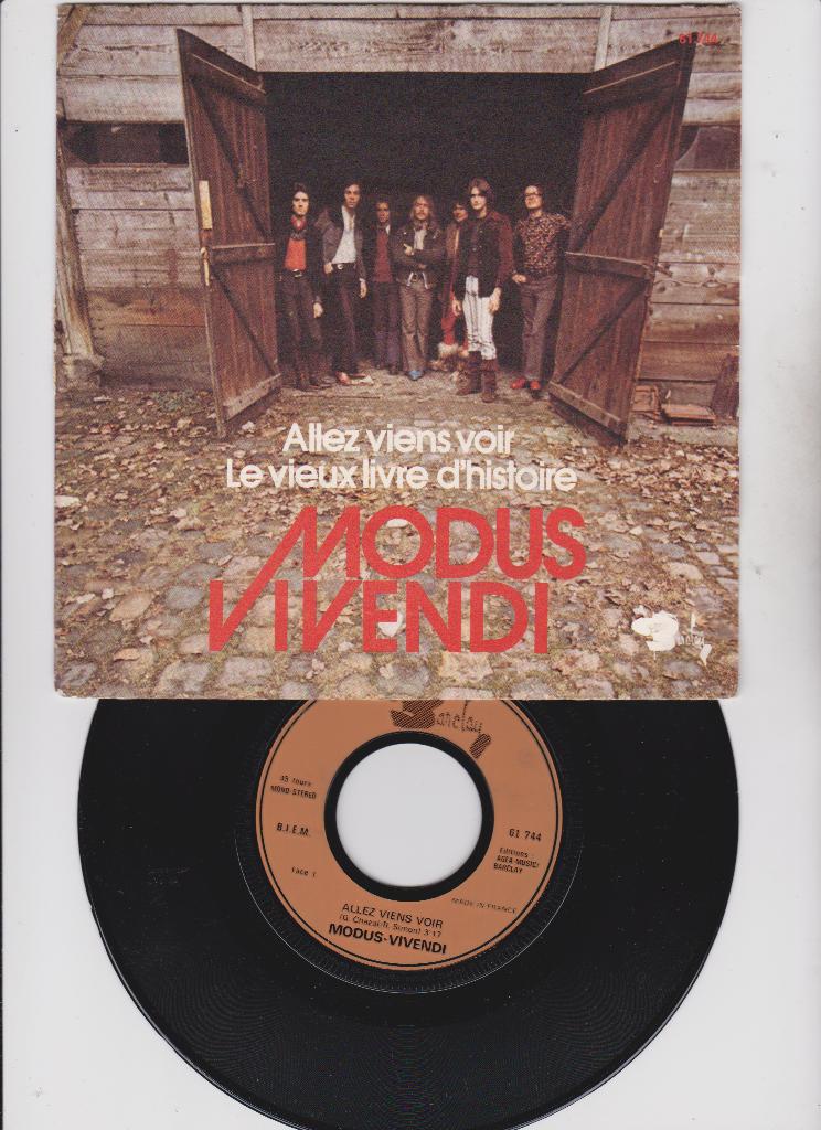Modus Vivendi  – Allez Viens Voir, Enlèvement ou Envoi, Single, Comme neuf, 1970 - 1979
