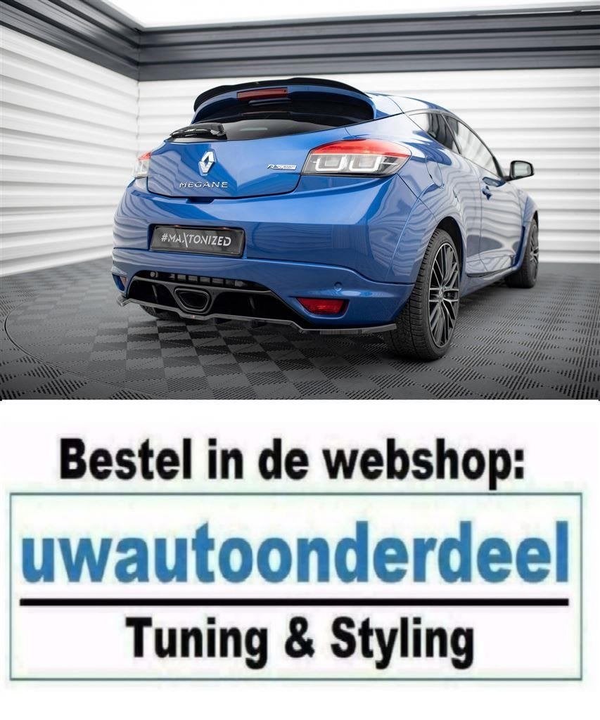 Maxton Design Rear Centre Diffuser Renault Megane 3 RS, Auto diversen, Tuning en Styling, Verzenden