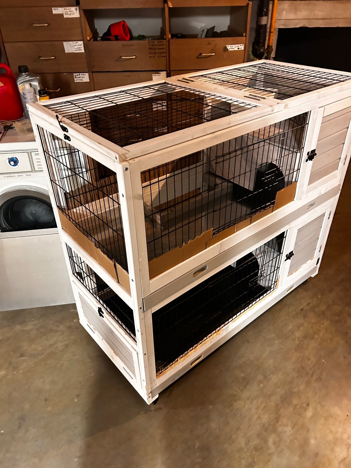 Konijnen kooi, Dieren en Toebehoren, Ophalen, Kooi, Cavia, 90 cm of meer