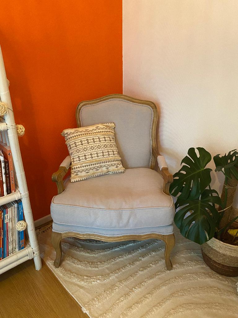 Fauteuil de style Louis XV, Moins de 75 cm, Comme neuf, Enlèvement, 50 à 75 cm