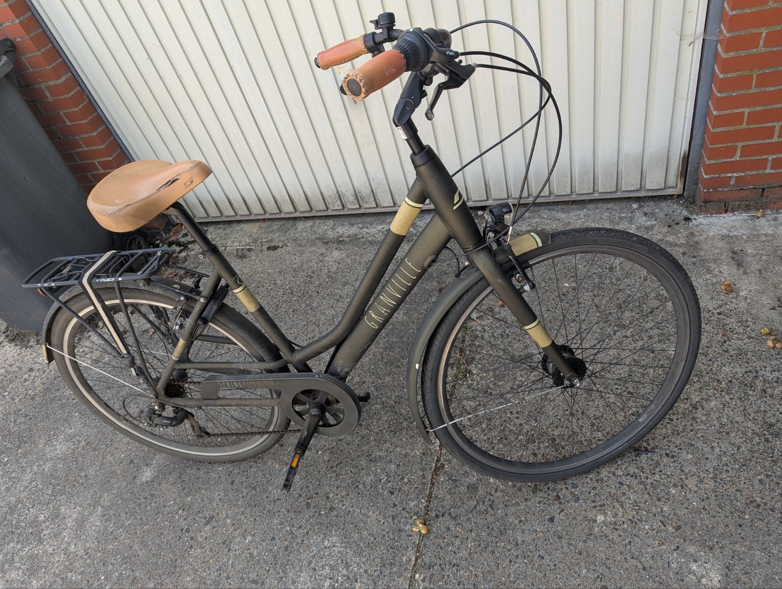 Granville damesfiets, Ophalen