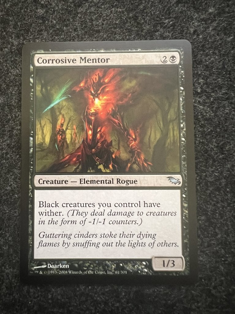 Mentor corrosif — Shadowmoor, Enlèvement ou Envoi, Comme neuf, Cartes en vrac