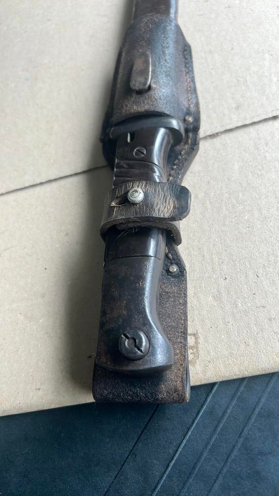 K98 bajonet E.Pack&S 1939 met frog, Verzamelen, Ophalen of Verzenden