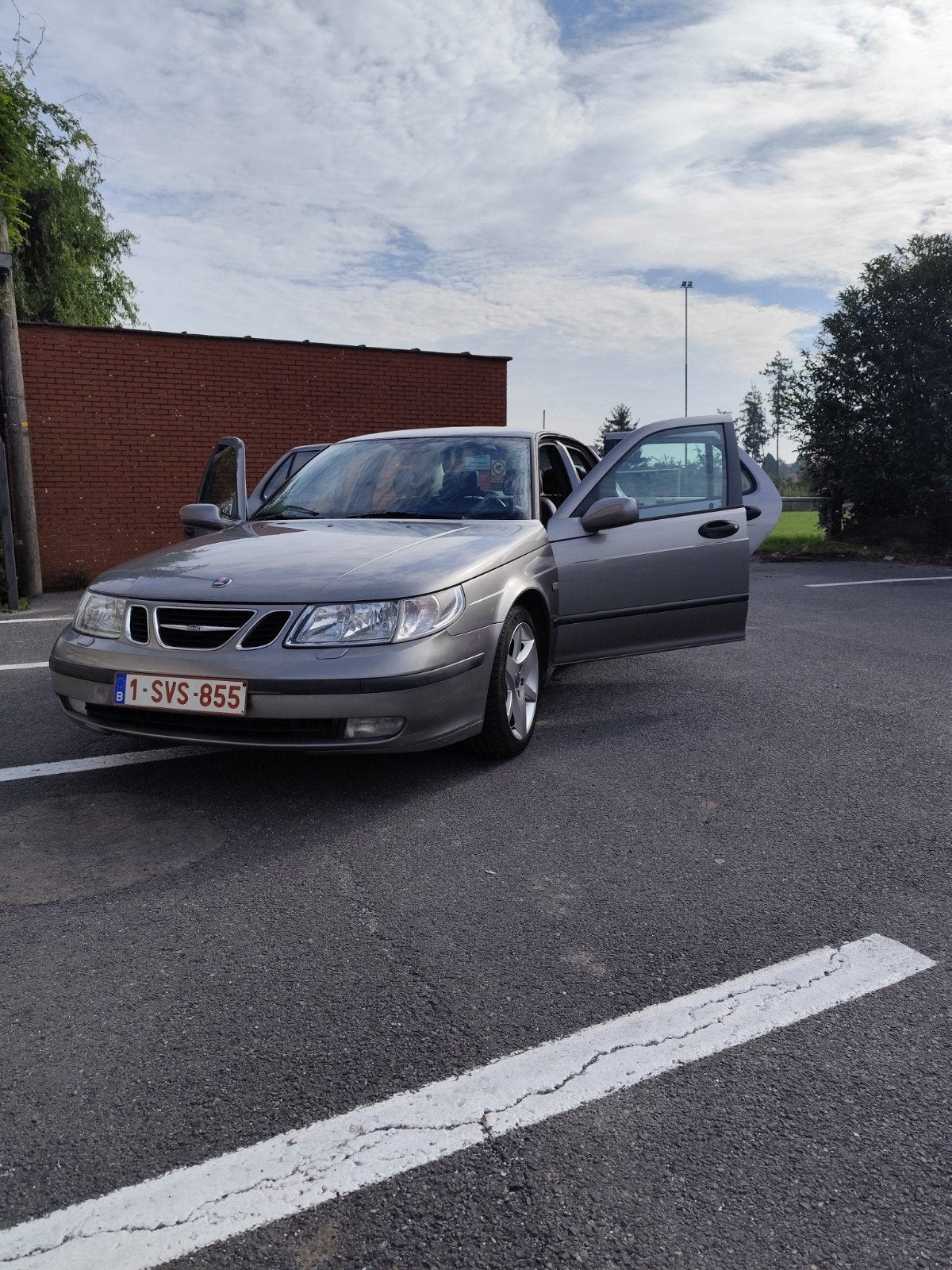 saab 9.5 t benzin, Auto's, Voorwielaandrijving, 4 cilinders, Bruin, Leder