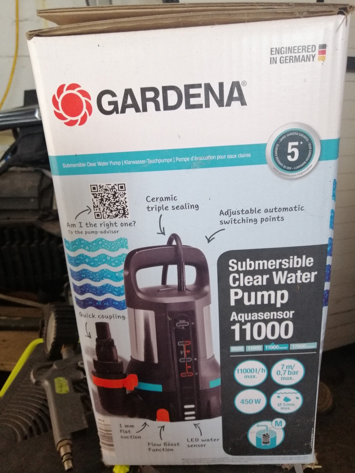 dompelpomp Gardena nog nieuw nooit gebruikt, Ophalen, Nieuw, Elektrisch, Dompelpomp