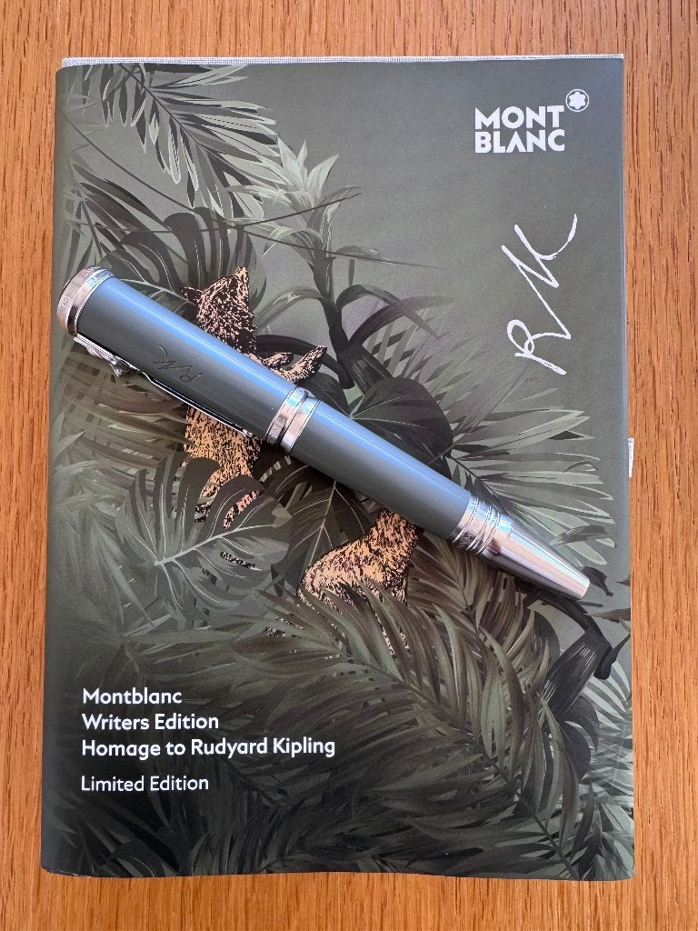 Montblanc Ltd Edition Writers Homage R Kipling rollerball, Verzamelen, Pennenverzamelingen, Ophalen, Zo goed als nieuw, Mont Blanc