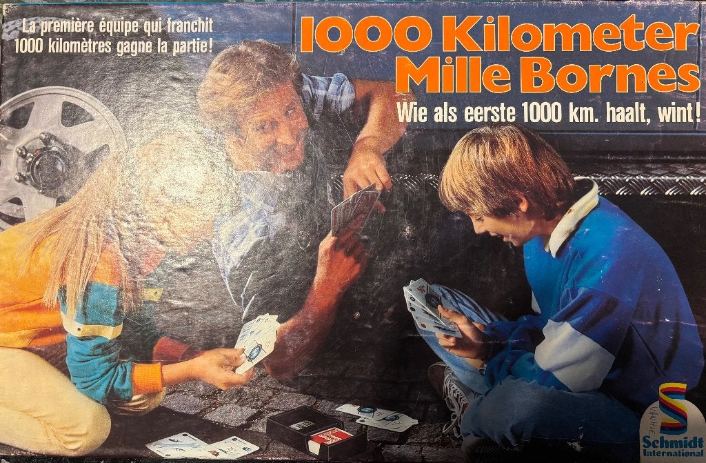 1000 Kilometer | Mille Bornes, 1 ou 2 joueurs, Enlèvement ou Envoi, Utilisé, Schmidt Spiele