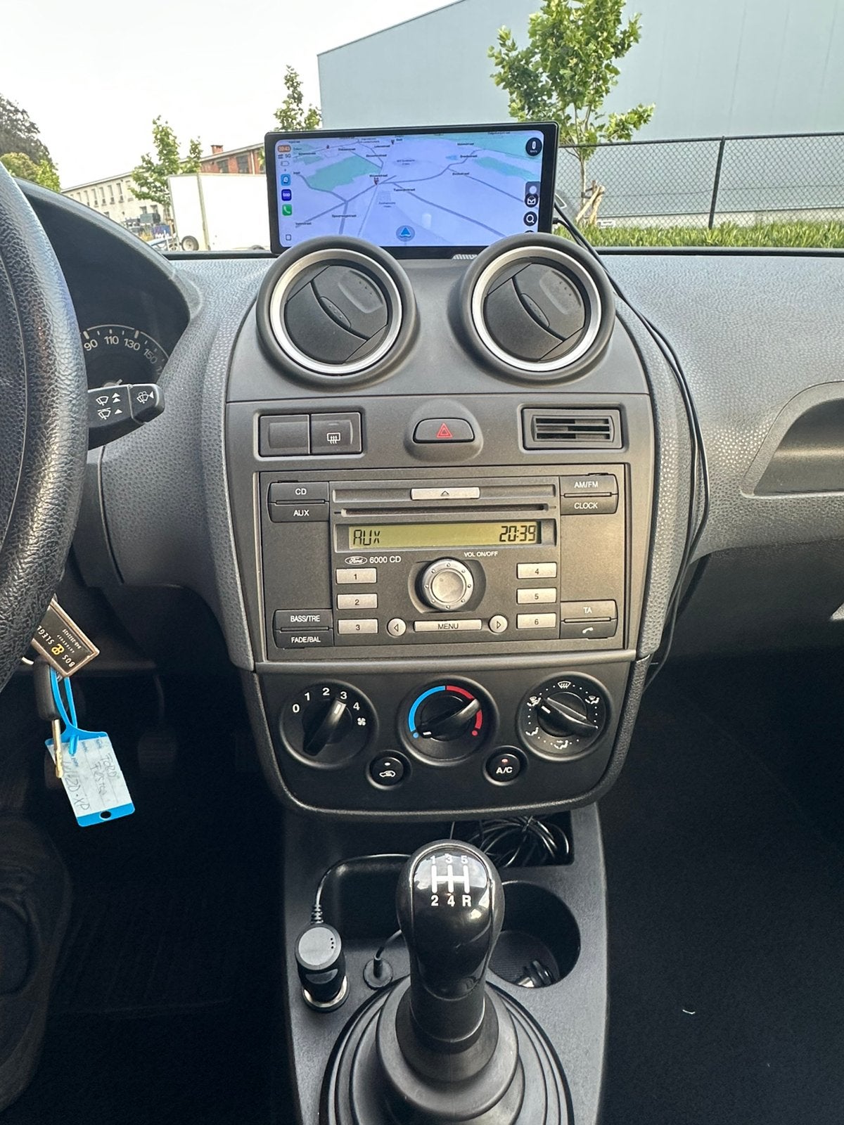 Betrouwbare Ford Fiesta met 1 JAAR GARANTIE – Airco, CarPlay, Auto's, 1299 cc, Stof, 4 cilinders, Bedrijf