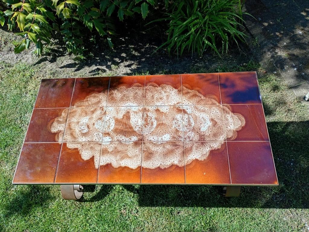 Belarti tegeltafel / salontafel, Ophalen