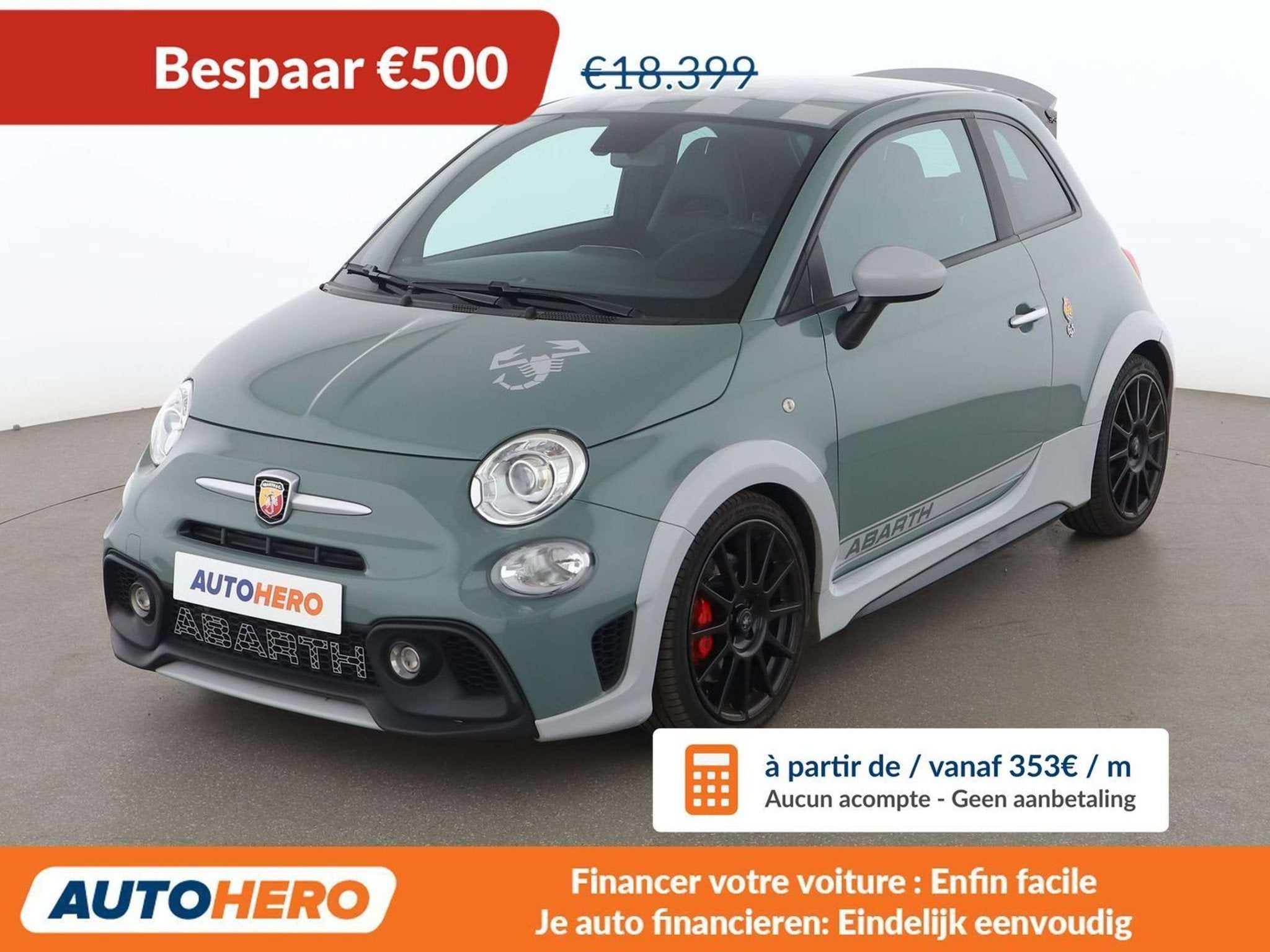 Abarth 695 1.4 Turbo 70th Anniversario (bj 2020, automaat), Auto's, 4 zetels, https://public.car-pass.be/vhr/56147816-ec89-41f2-8b67-bdae7229ba3e