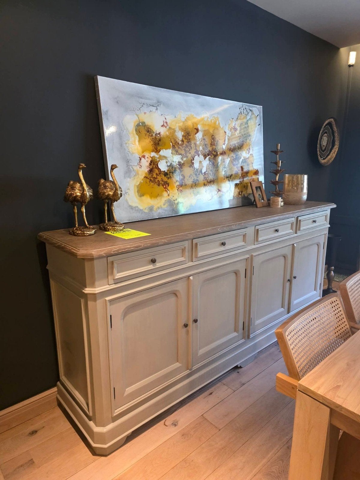 Dressoir in teakhout laatste stuk!, Huis en Inrichting, Kasten | Dressoirs, Ophalen, Teakhout
