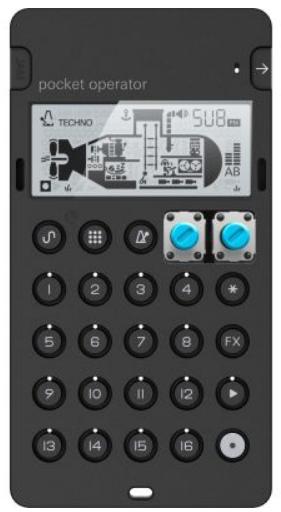 PO-14 Sub van Teenage engineering + bijhorende zwarte shell, Musique & Instruments, Synthétiseurs, Comme neuf, Autres nombres
