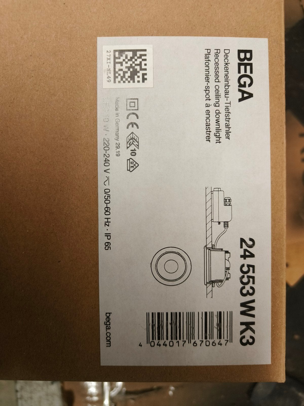 Kwalitatieve BEGA inbouwspots in-/outdoor, Huis en Inrichting, Ophalen, Nieuw, LED