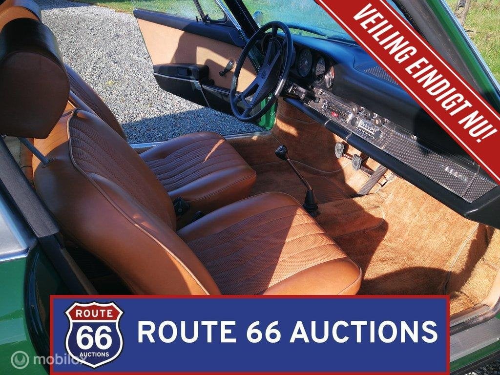 Porsche 911 S 2.2 Targa | 1970 | Route 66 Auctions, Autos, Achat, Entreprise, Boîte manuelle, Autre carrosserie