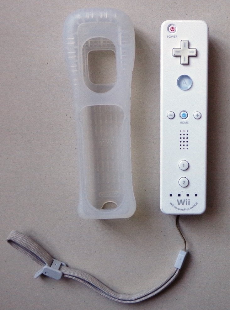 Originele Wii Motion Plus Remote Controller Wit, Games en Spelcomputers, Games | Nintendo Wii, Zo goed als nieuw, Ophalen of Verzenden