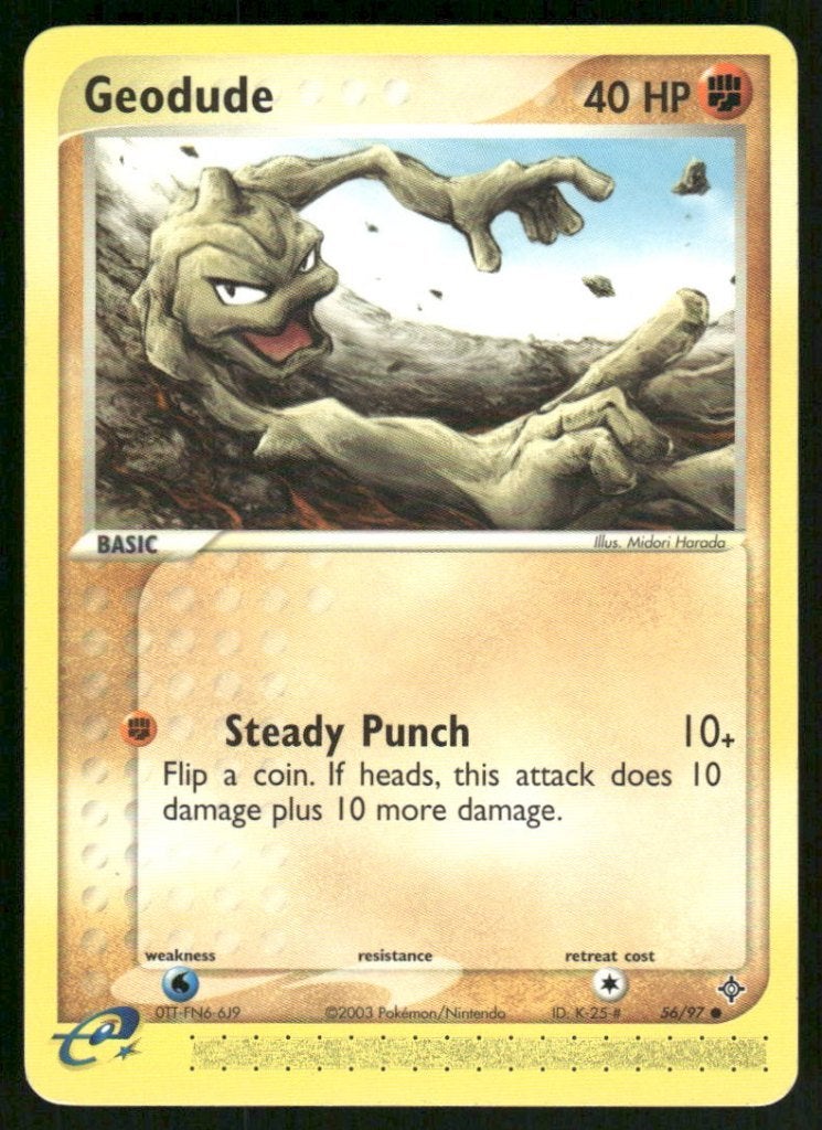 Geodude 56/97 - Dragon, Verzenden, Gebruikt